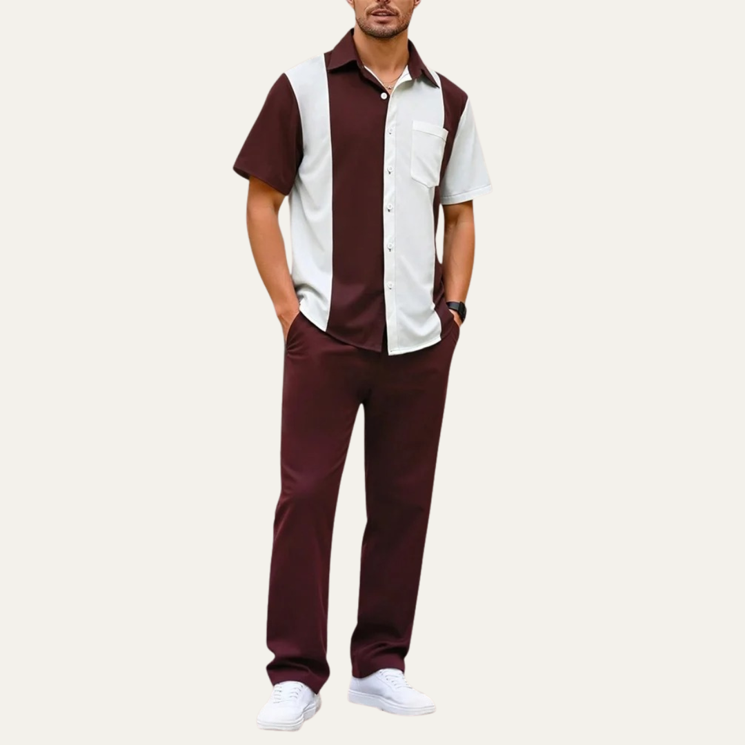 Andreas™ | Gestreiftes Set Hemd & Hose