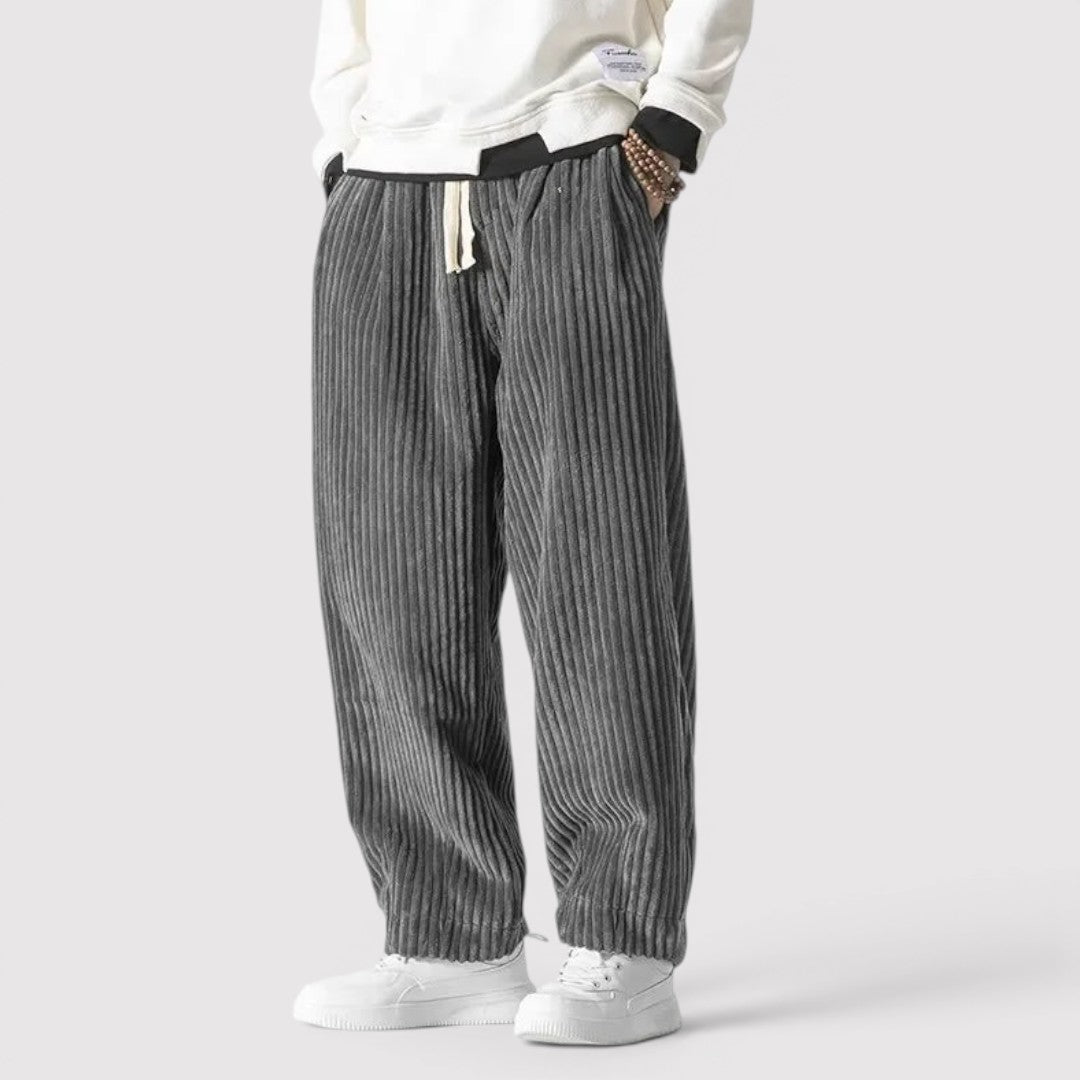 Marco™ | Wide-Leg-Hose mit gerippter Textur