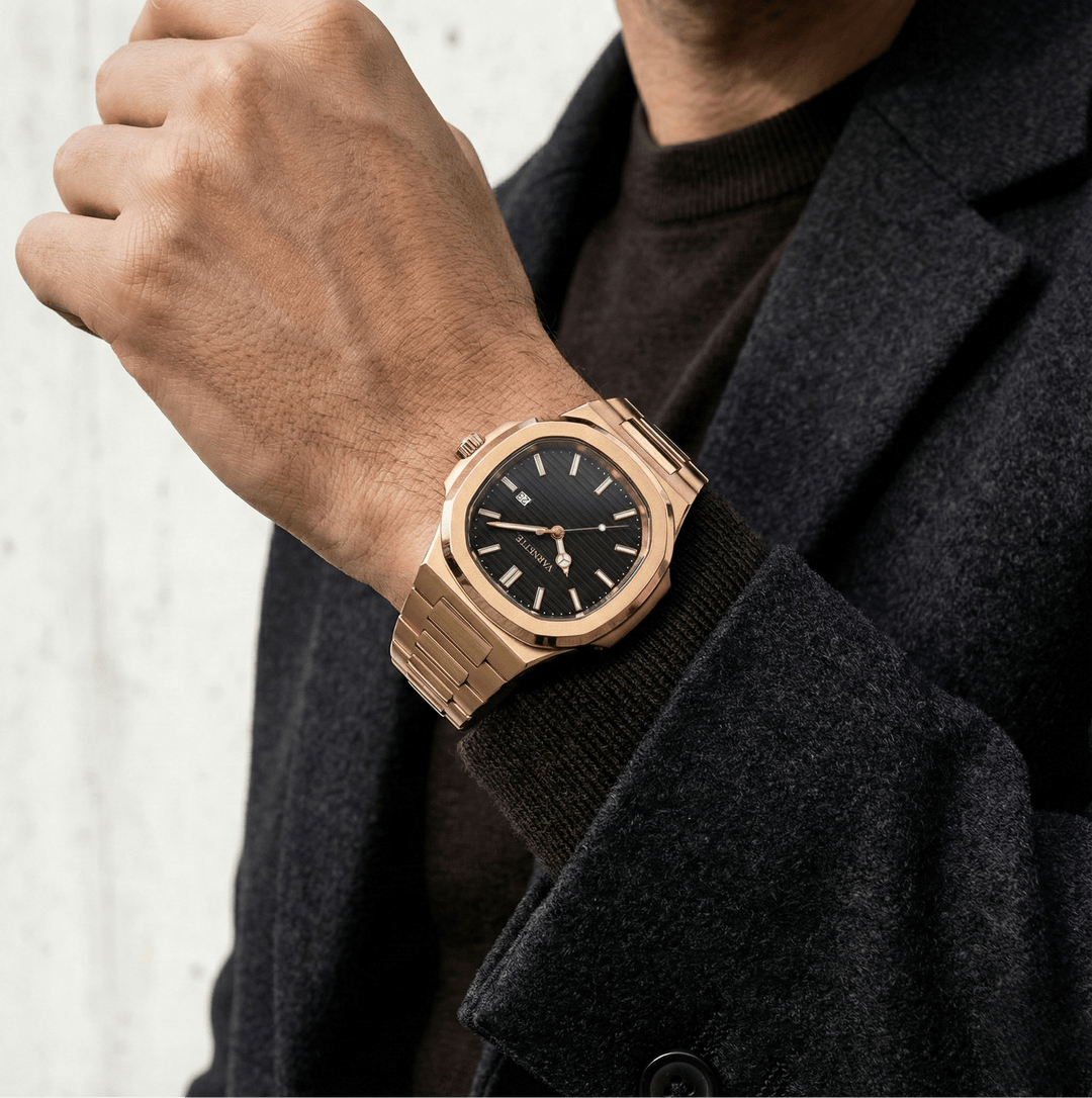 Theodor™ | Elegante Edelstahl-Quarzuhr