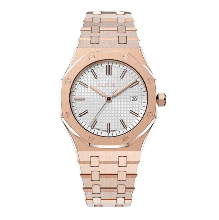 Aurel™ | Elegante Quarzuhr mit Edelstahlarmband
