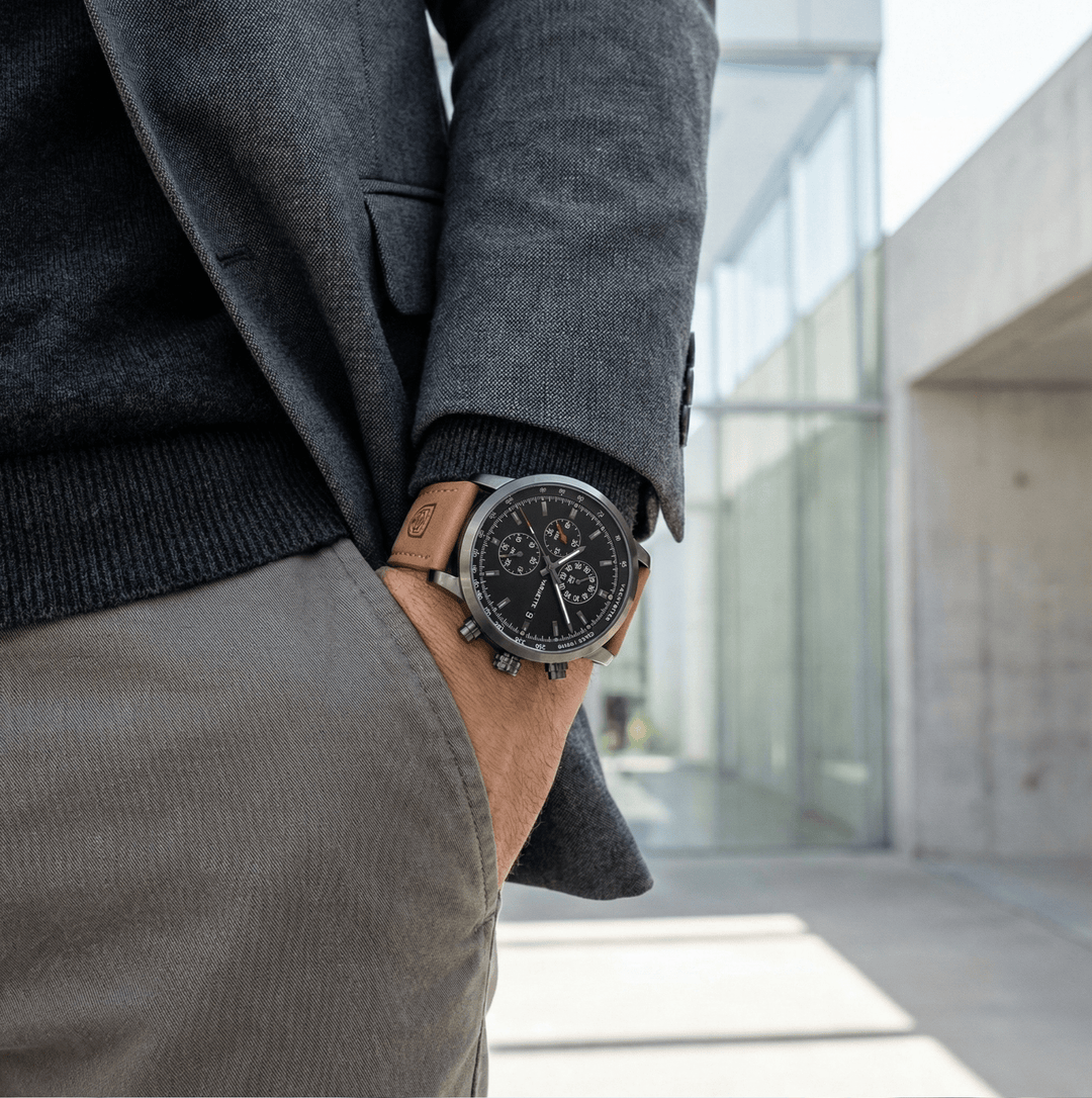 Magnus™ | Elegante Edelstahl-Quarzuhr