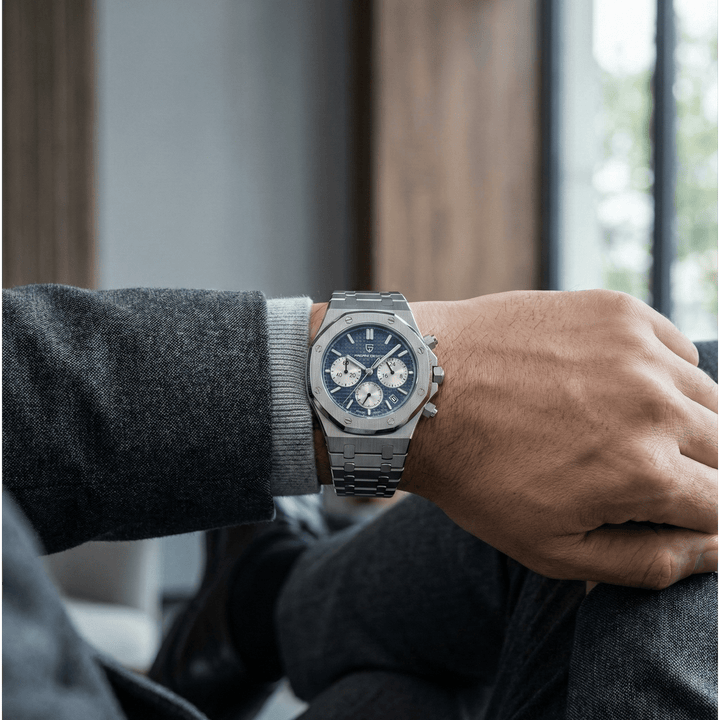 Augustin™ | Elegante Edelstahl-Quarzuhr