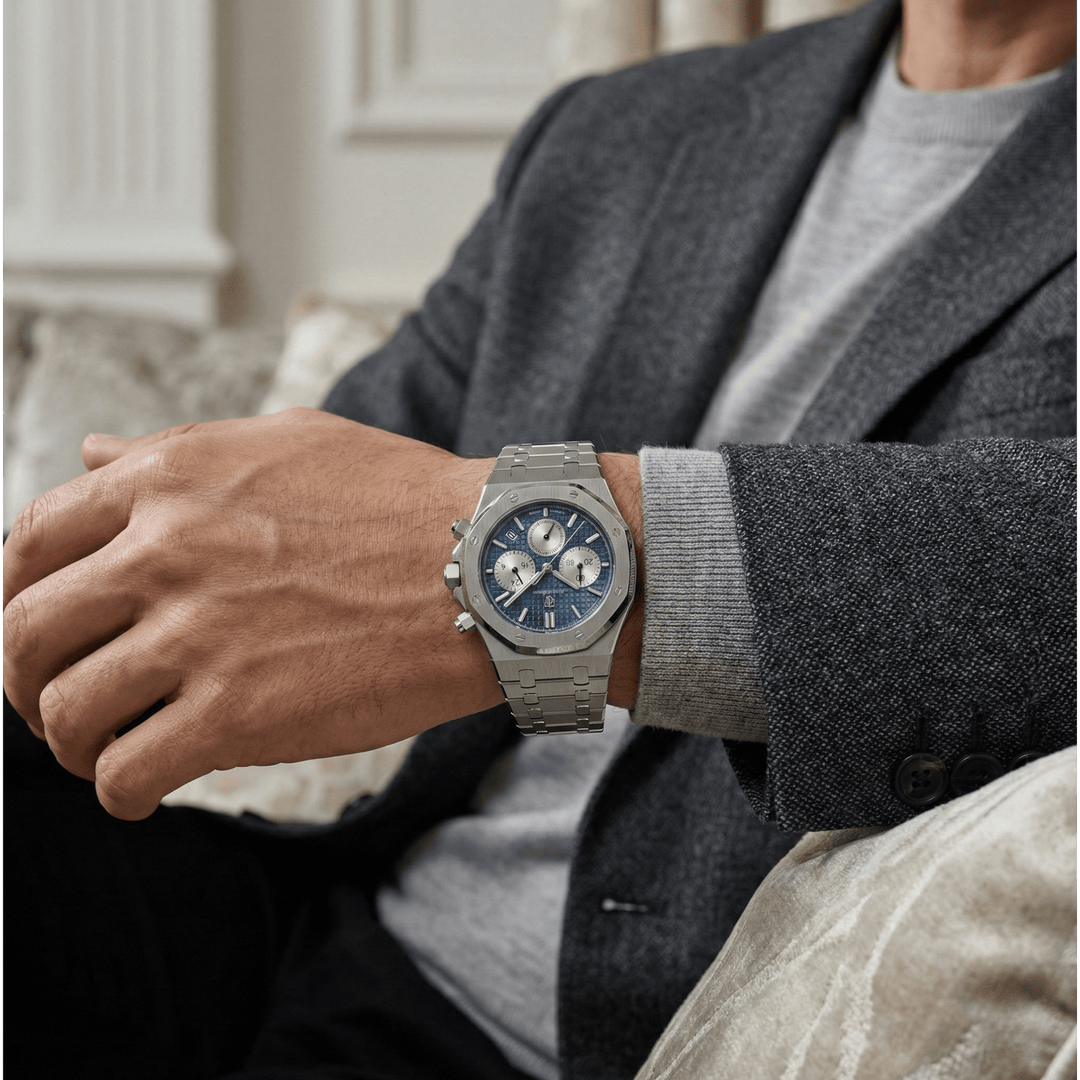 Augustin™ | Elegante Edelstahl-Quarzuhr
