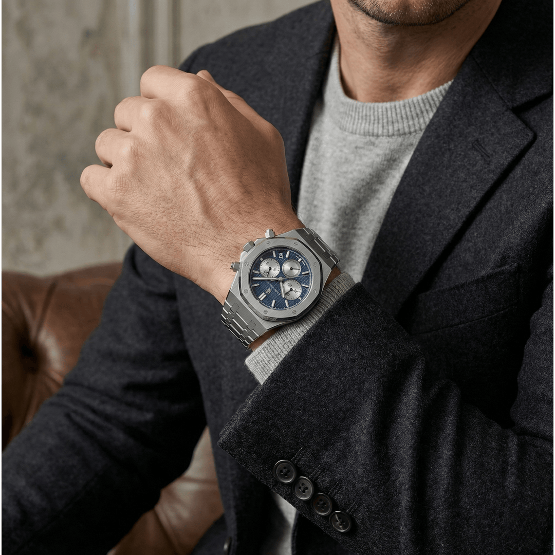 Augustin™ | Elegante Edelstahl-Quarzuhr
