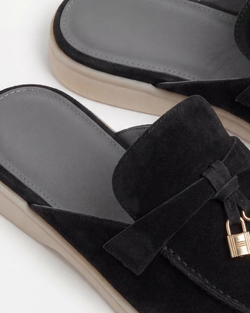 Konrad™ | Eleganter Mule Schwarz