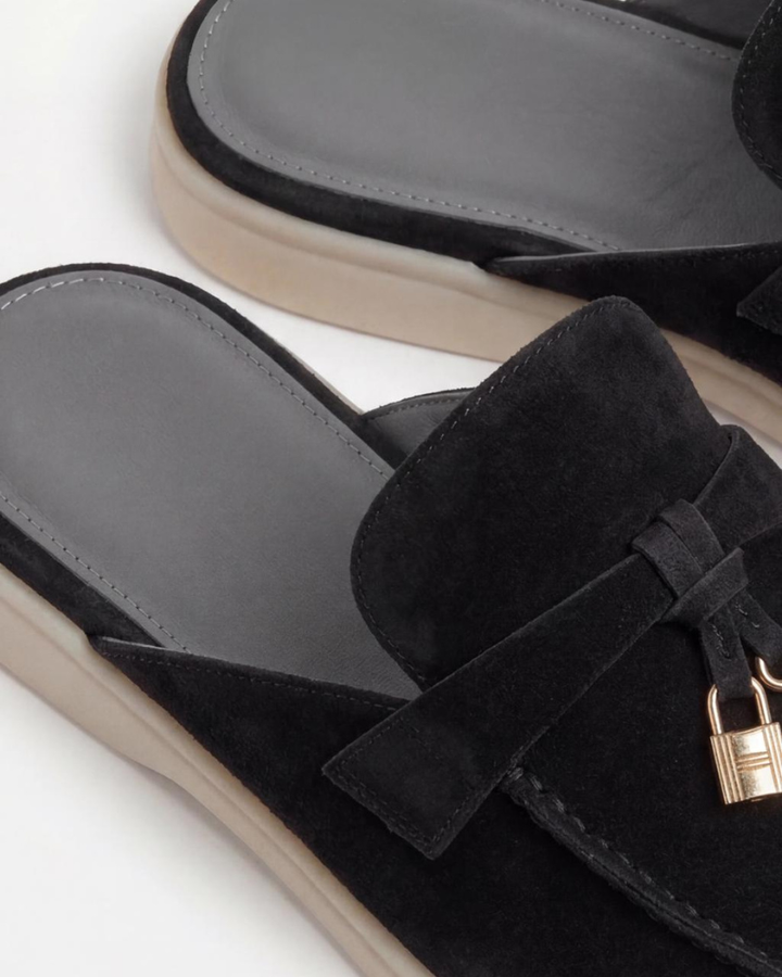 Konrad™ | Eleganter Mule Schwarz