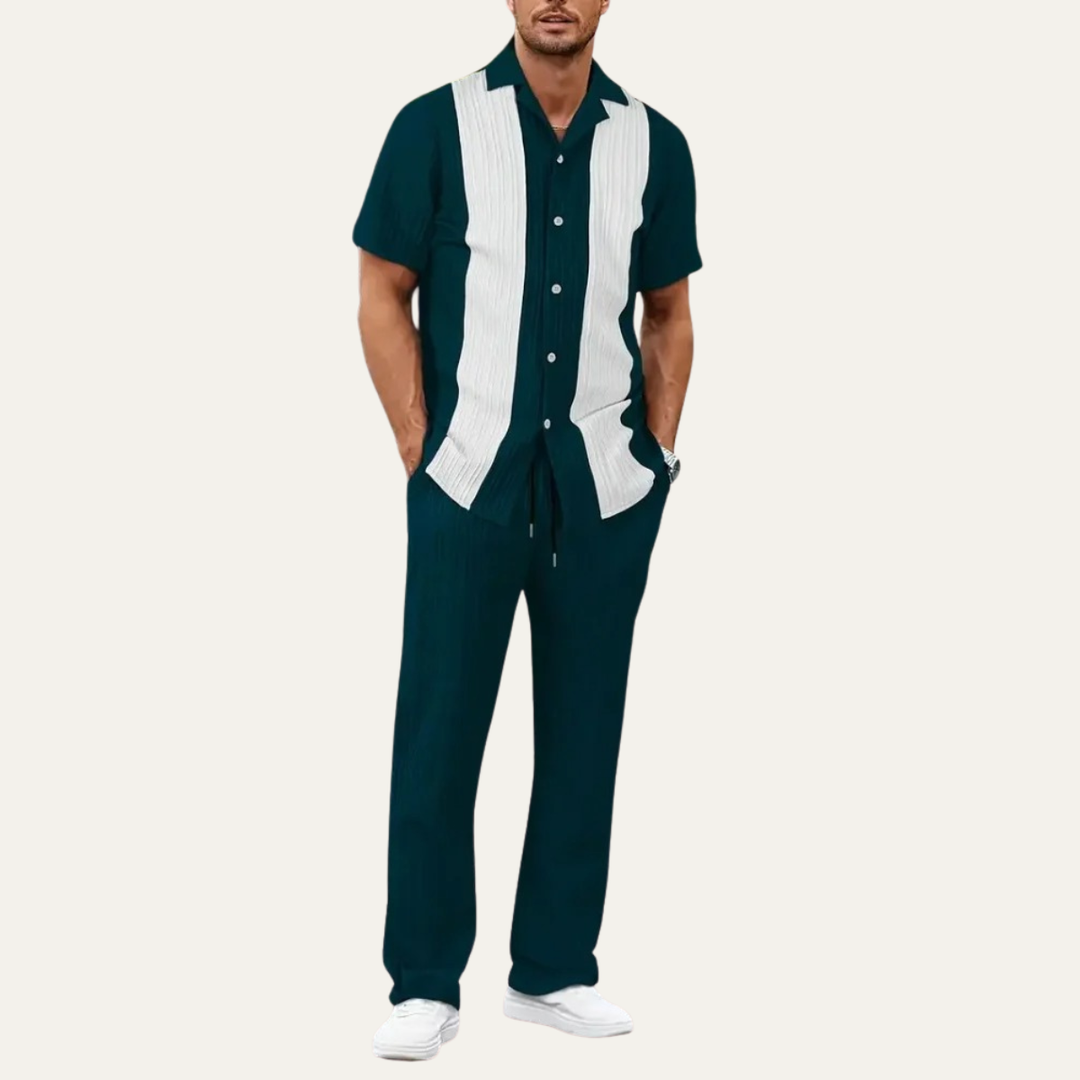 Anton™ | Modernes Sommer-Set Hemd & Hose