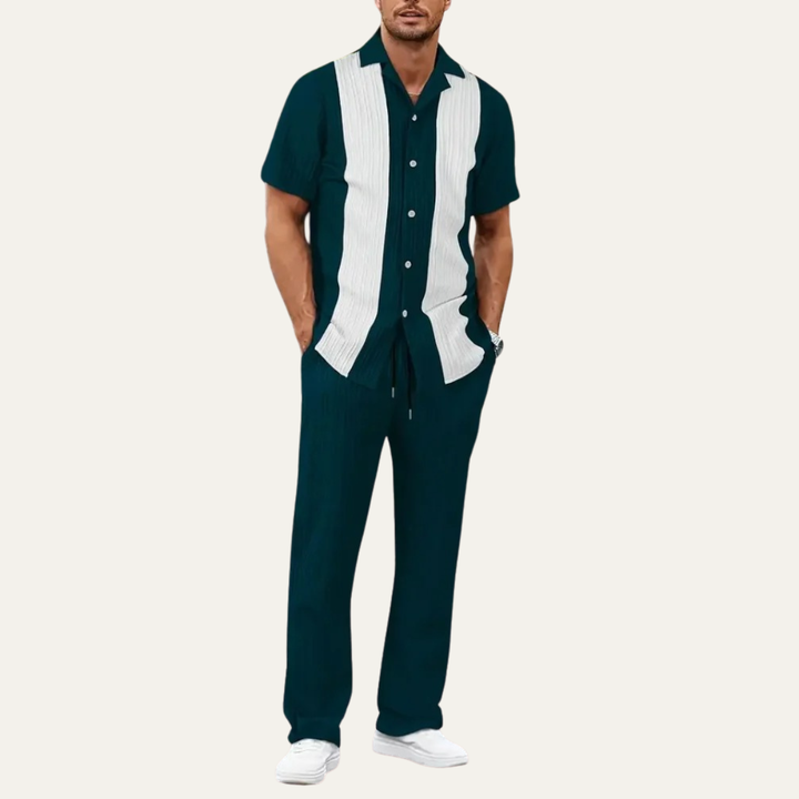 Anton™ | Modernes Sommer-Set Hemd & Hose