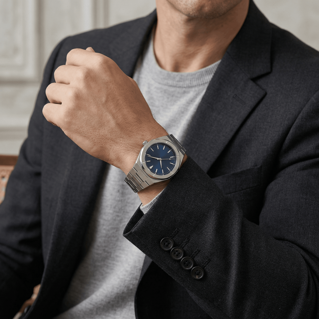 Albrecht™ | Elegante Edelstahl-Quarzuhr