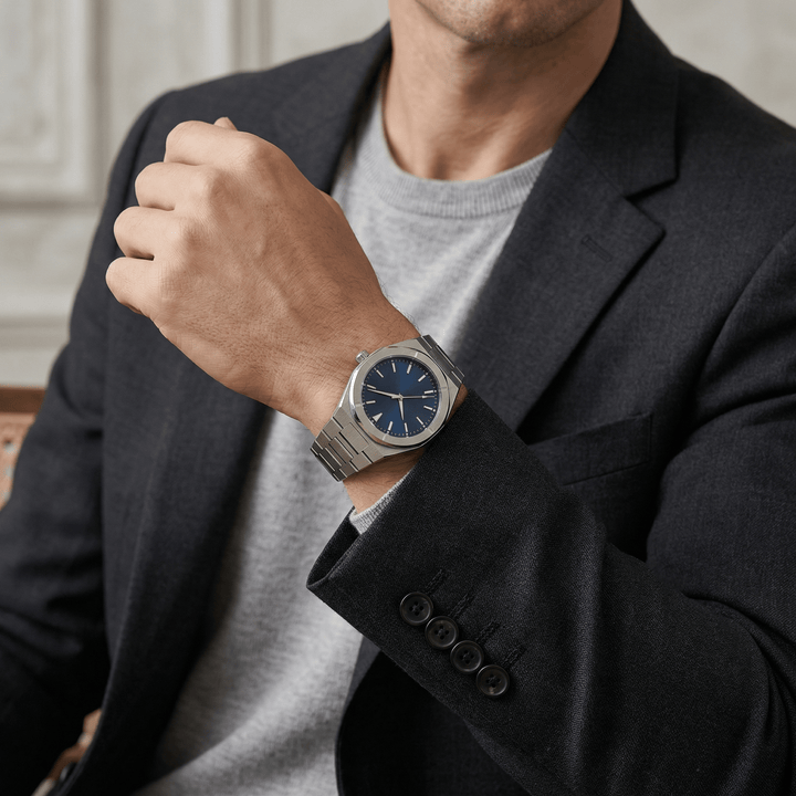 Albrecht™ | Elegante Edelstahl-Quarzuhr