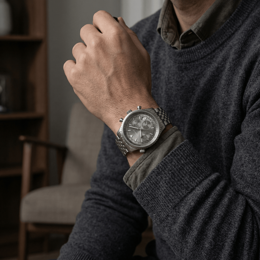 Ludwig™ | Elegante Edelstahl-Quarzuhr