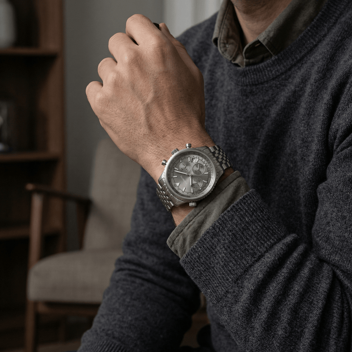 Ludwig™ | Elegante Edelstahl-Quarzuhr