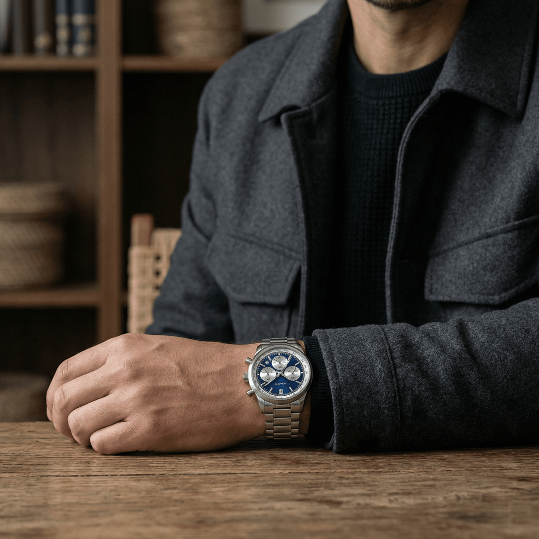Viktor™ | Elegante Edelstahl-Quarzuhr