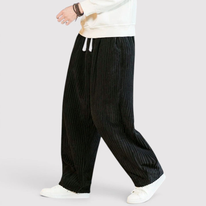 Marco™ | Wide-Leg-Hose mit gerippter Textur
