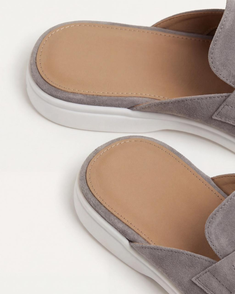 Hartwig™ | Eleganter Mule Hellgrau