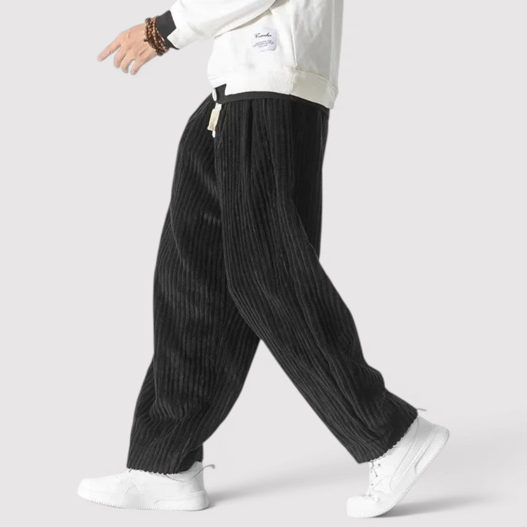 Marco™ | Wide-Leg-Hose mit gerippter Textur