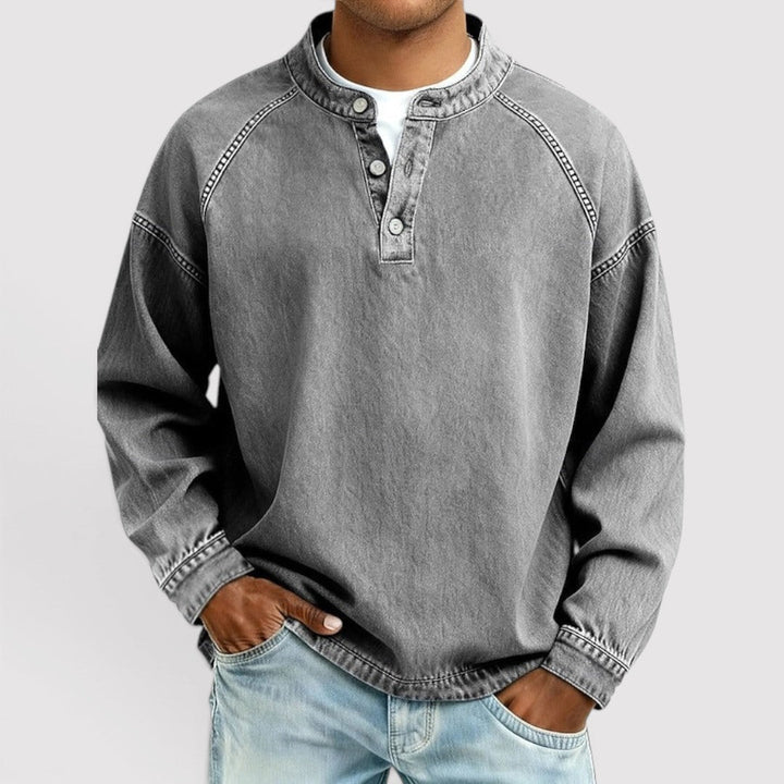 Fabius™ | Legeres Henley-Shirt für den Alltag