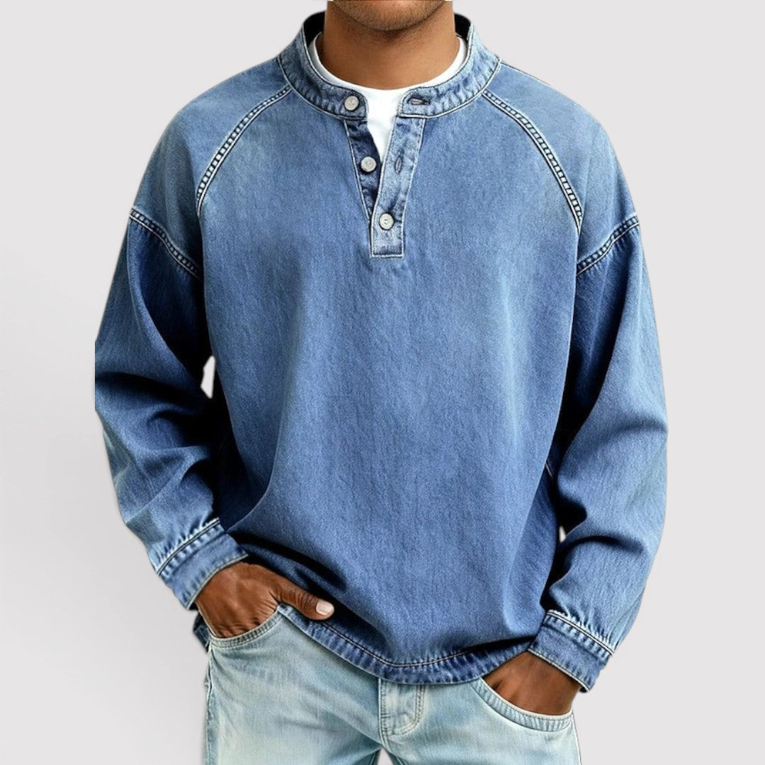 Fabius™ | Legeres Henley-Shirt für den Alltag