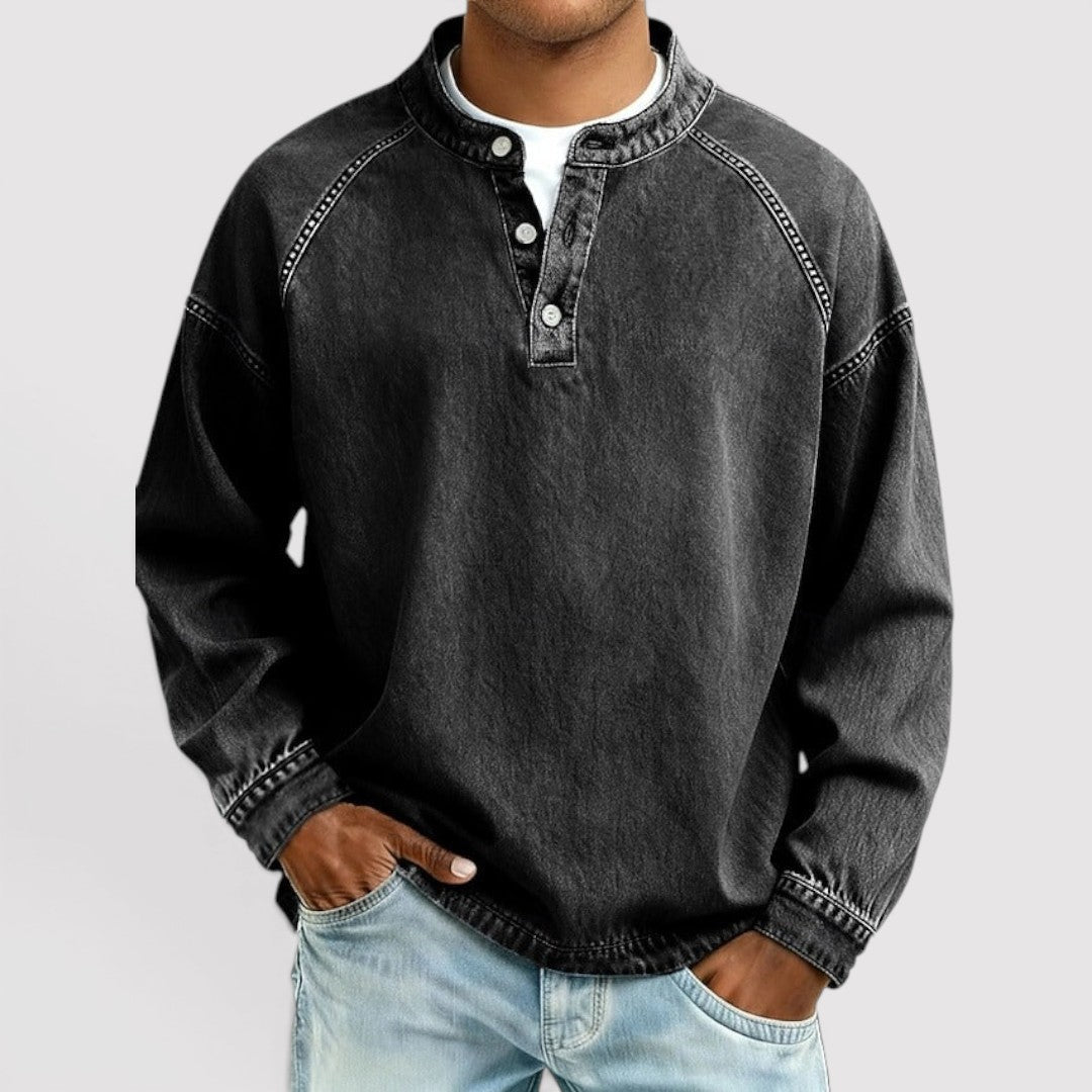 Fabius™ | Legeres Henley-Shirt für den Alltag