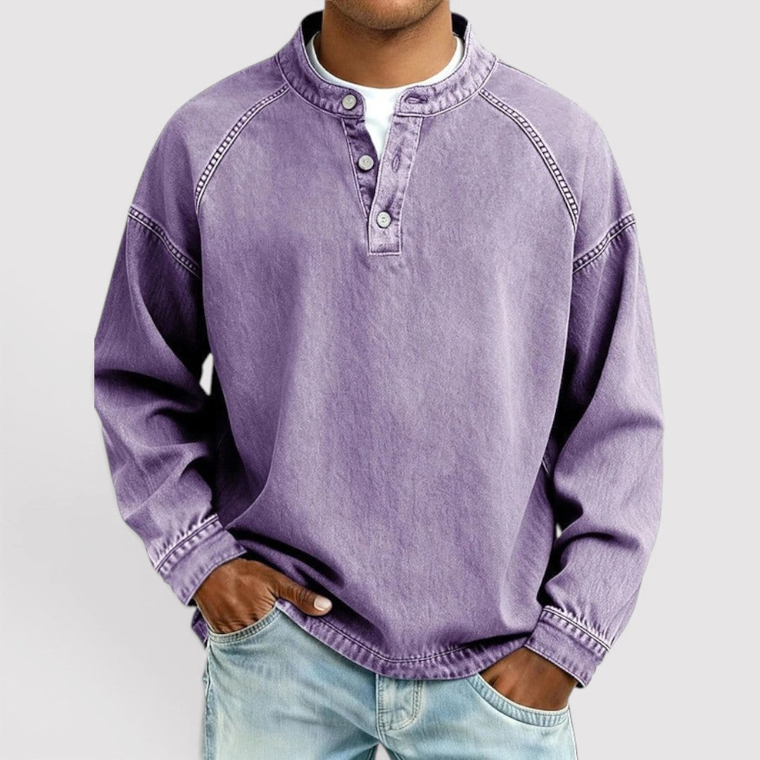 Fabius™ | Legeres Henley-Shirt für den Alltag