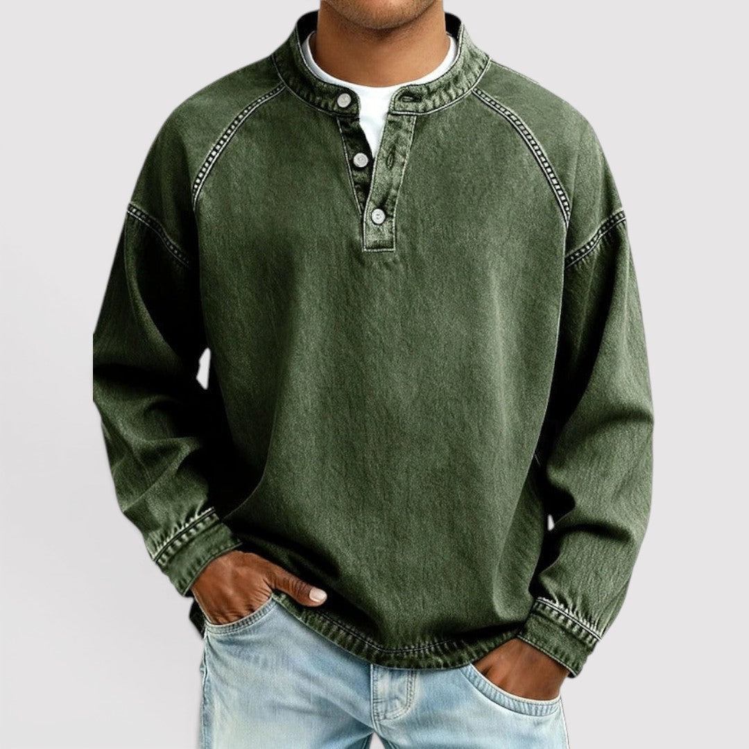 Fabius™ | Legeres Henley-Shirt für den Alltag