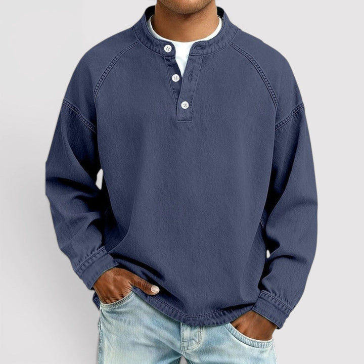 Fabius™ | Legeres Henley-Shirt für den Alltag