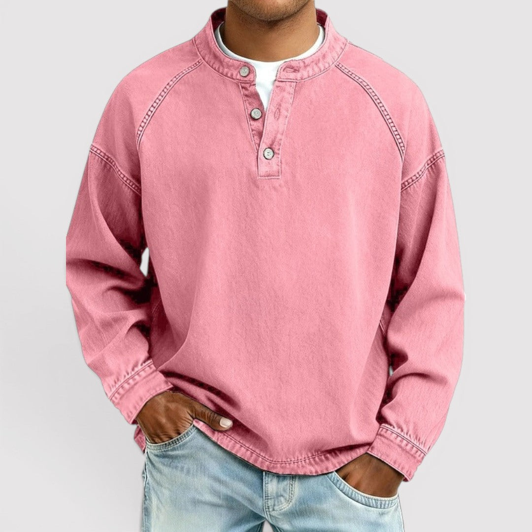 Fabius™ | Legeres Henley-Shirt für den Alltag