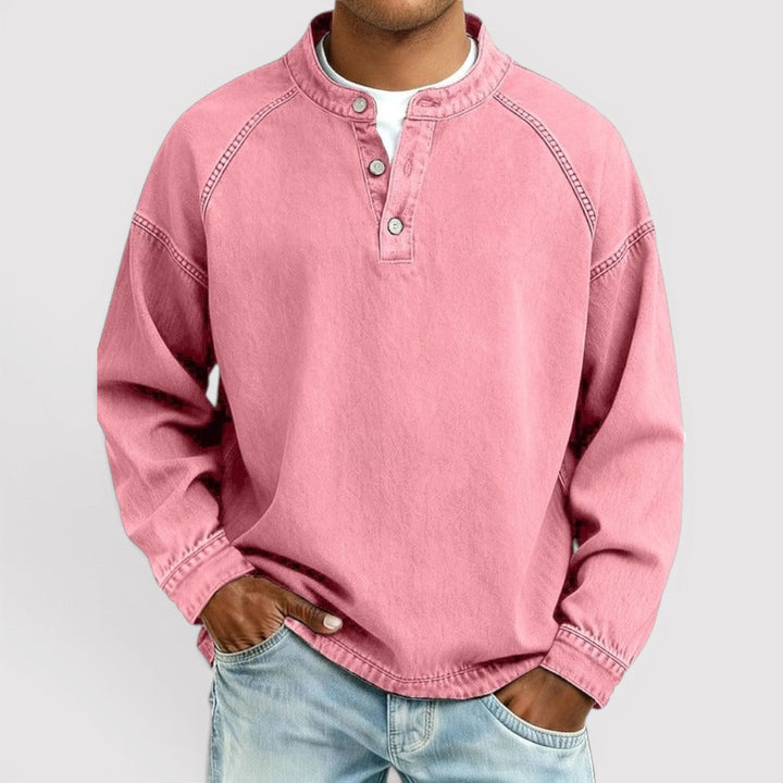 Fabius™ | Legeres Henley-Shirt für den Alltag