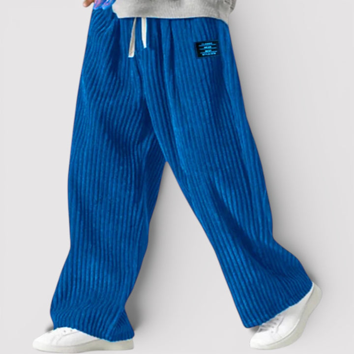 Niels™ | Weite Hose mit Rippenstruktur