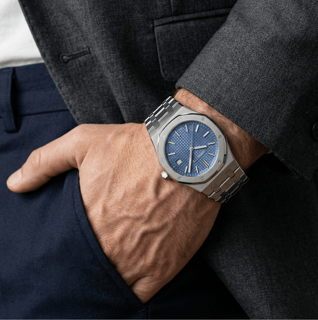 Aurel™ | Feine Quarzuhr mit Edelstahlarmband
