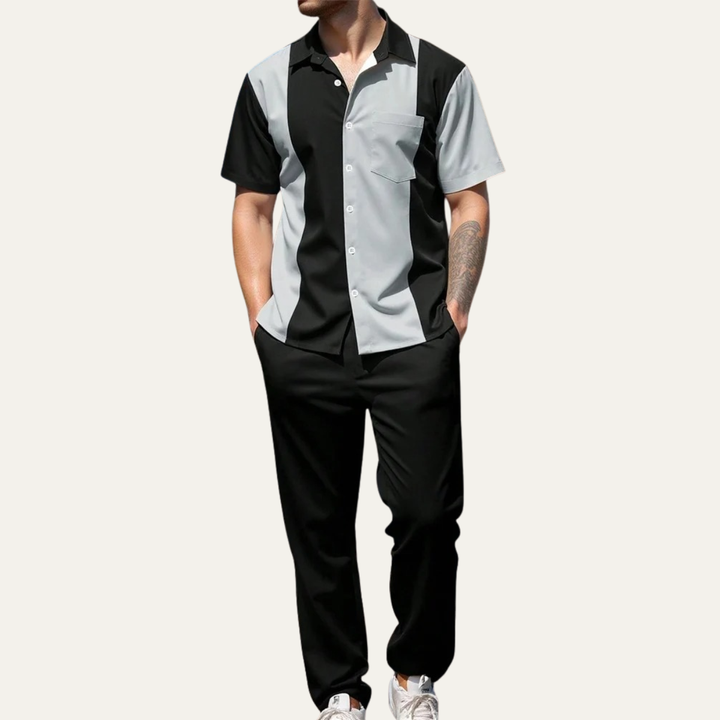 Andreas™ | Gestreiftes Set Hemd & Hose