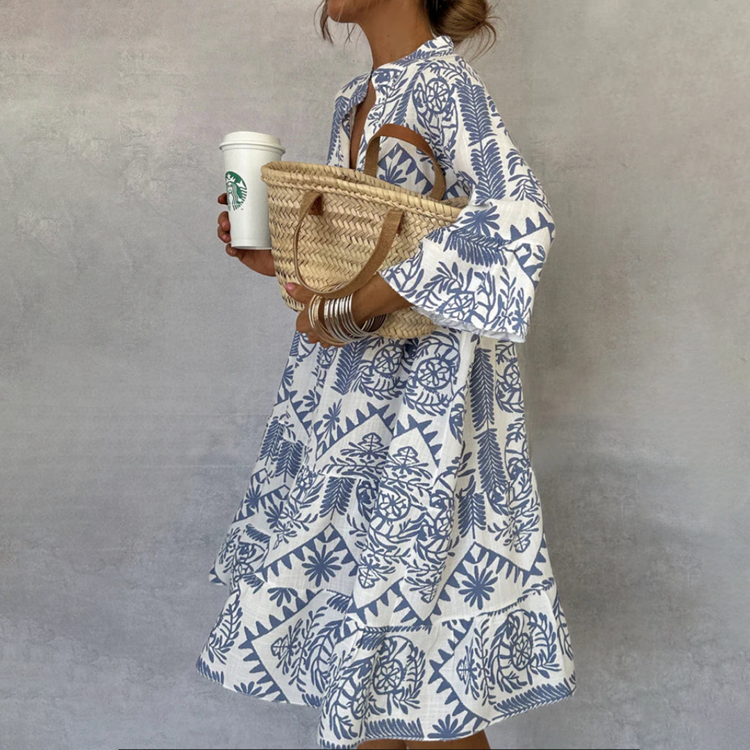 Fiorelia - Lässiges Boho-Tunika-Kleid
