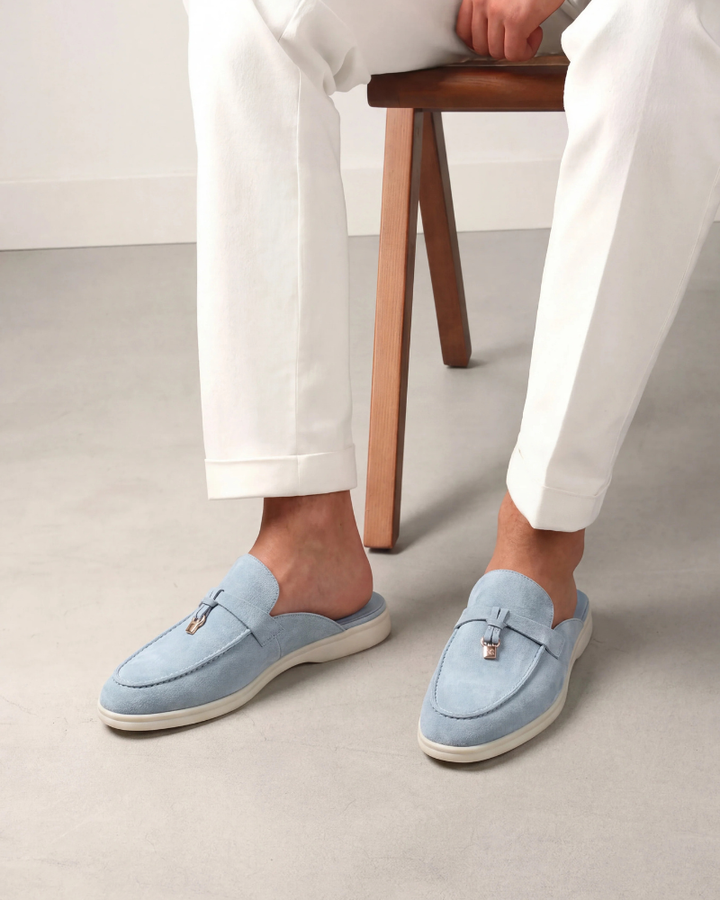 Jaromir™ | Eleganter Mule Himmelblau
