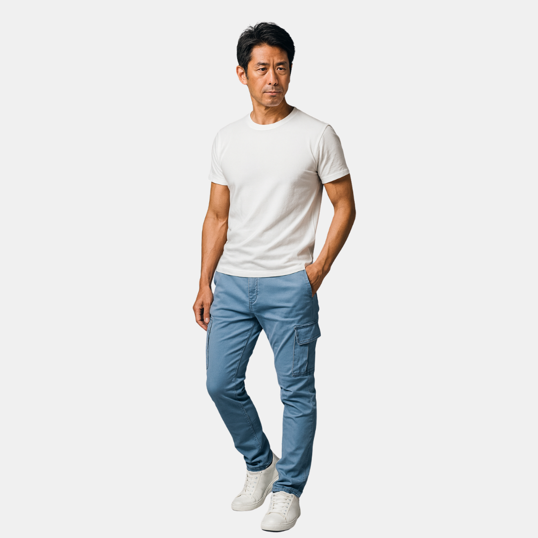 Poldi™ | Komfort-Cargohose mit Gummibund