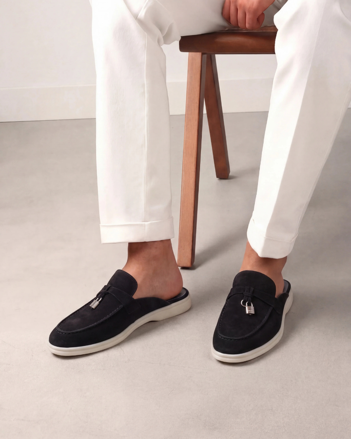 Konrad™ | Eleganter Mule Schwarz