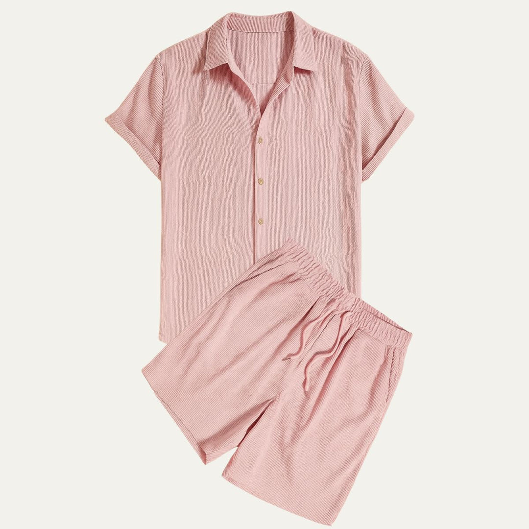 Luis™ | Mediterranes Sommer-Set Hemd & Hose