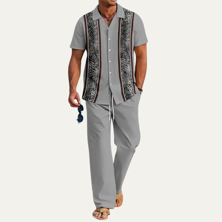 Oskar™ | Gestreiftes Sommer-Set Hemd & Hose