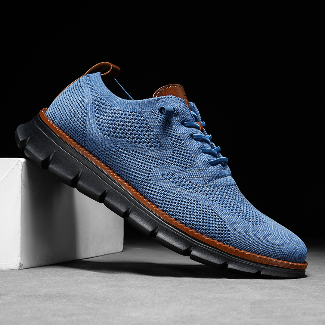 Bruno™ | Sportlicher Sneaker in Blau und Schwarz