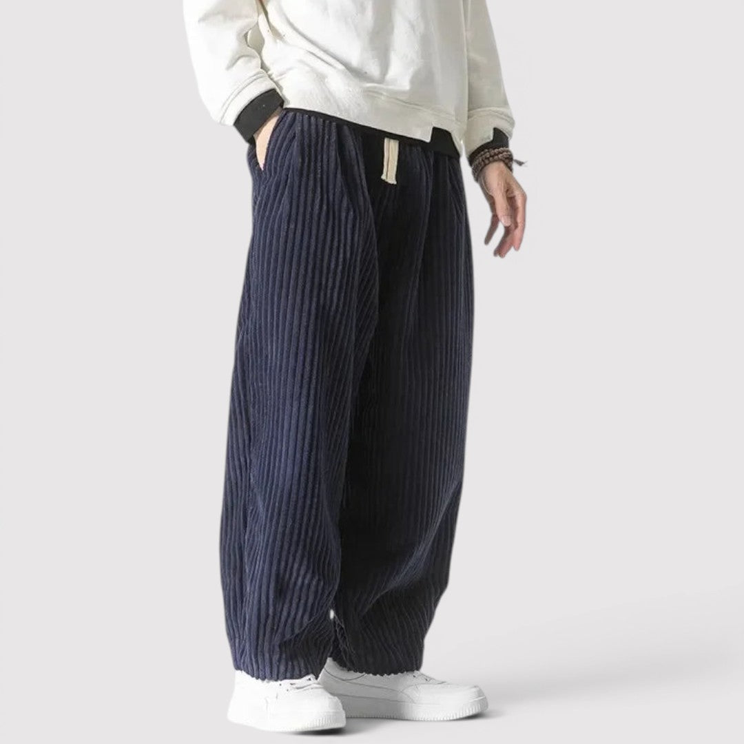 Marco™ | Wide-Leg-Hose mit gerippter Textur