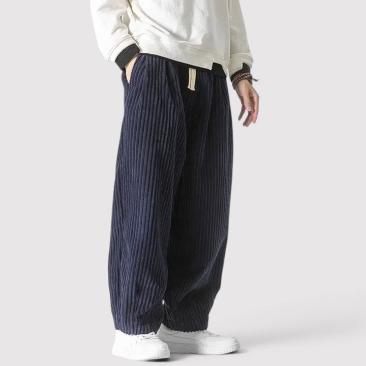 Marco™ | Wide-Leg-Hose mit gerippter Textur