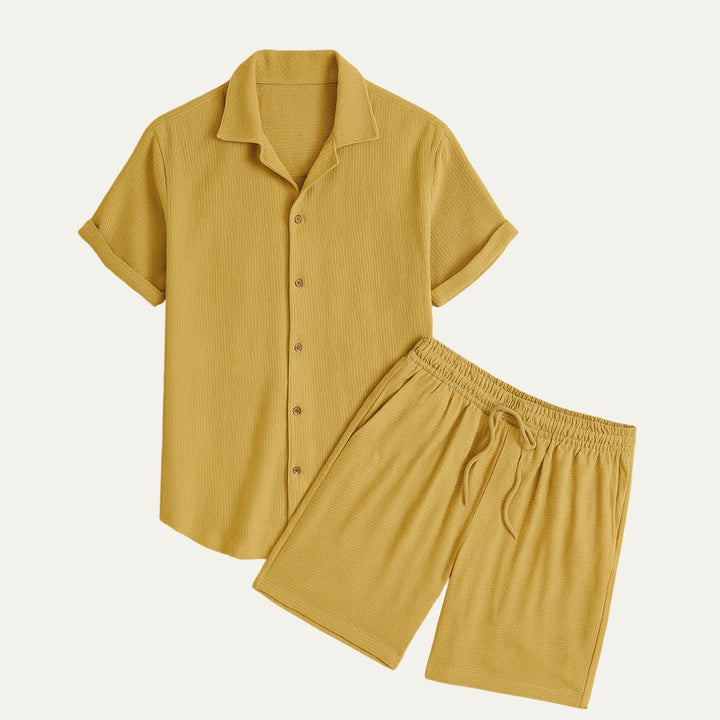 Luis™ | Mediterranes Sommer-Set Hemd & Hose