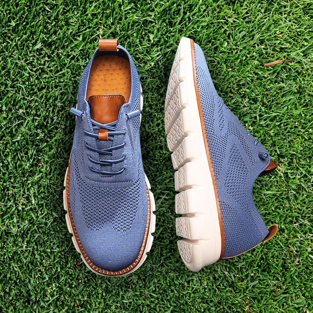 Florian™ | Leichter Sneaker in Blau und Weiß
