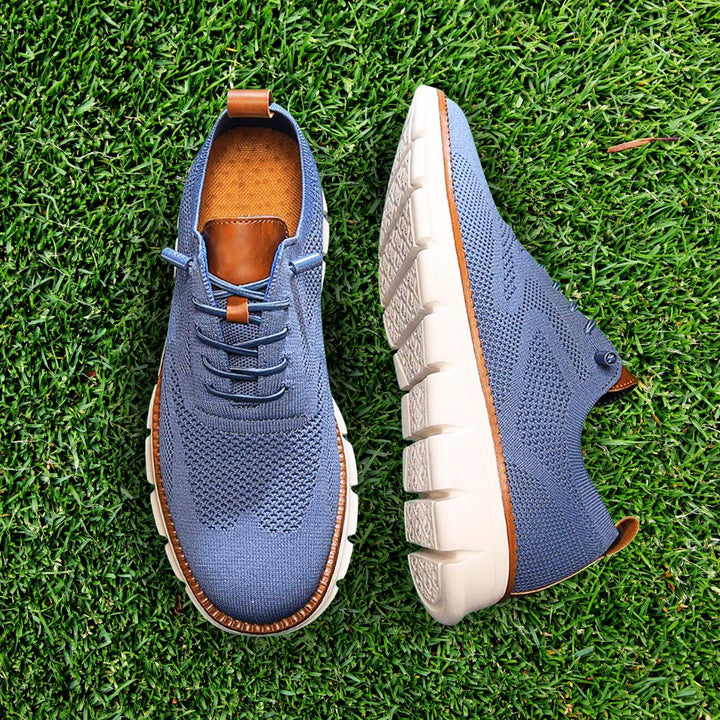 Florian™ | Leichter Sneaker in Blau und Weiß