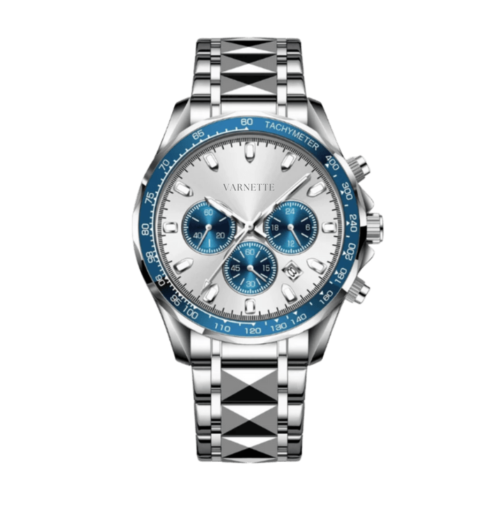 Konrad™ | Elegante Edelstahl-Quarzuhr
