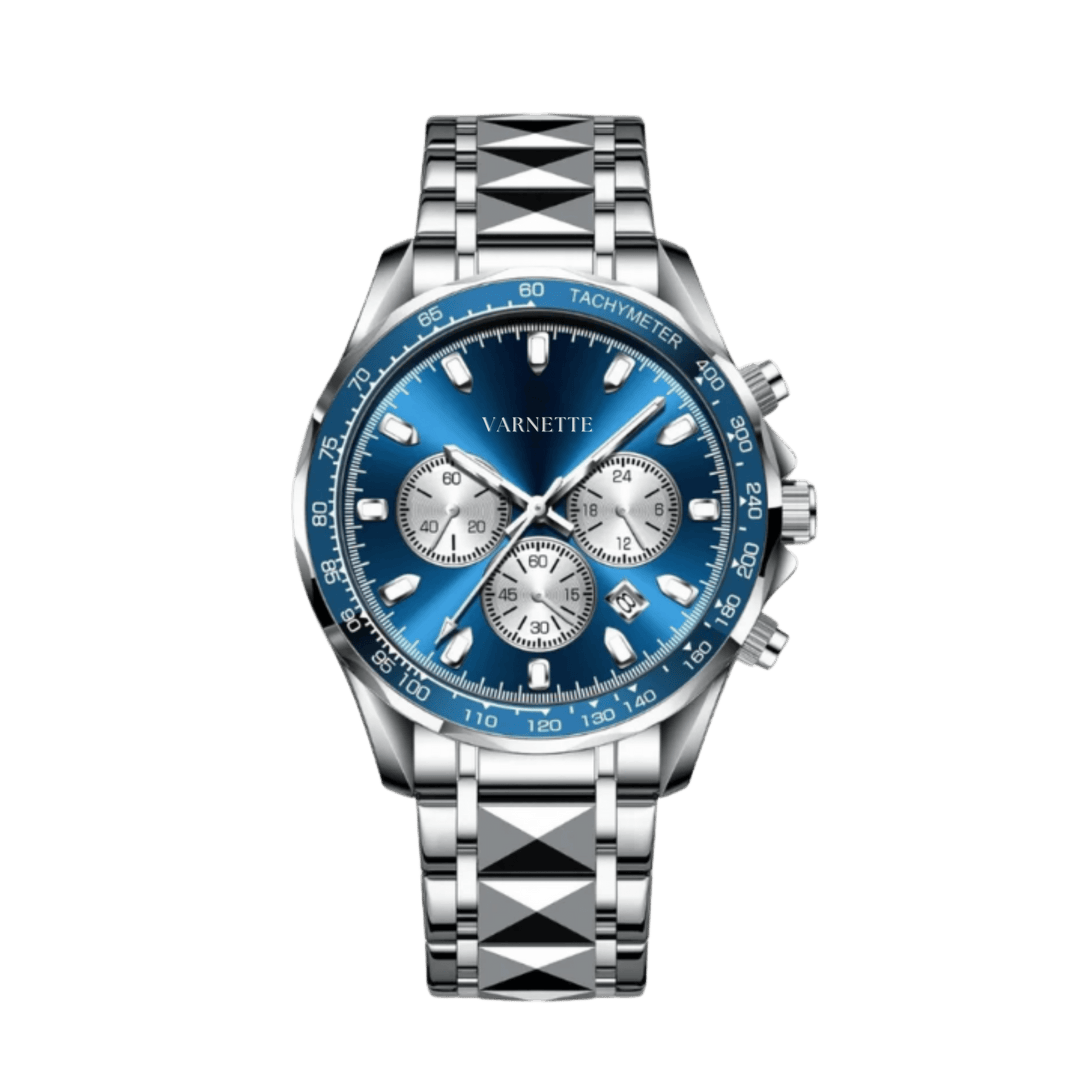 Konrad™ | Elegante Edelstahl-Quarzuhr