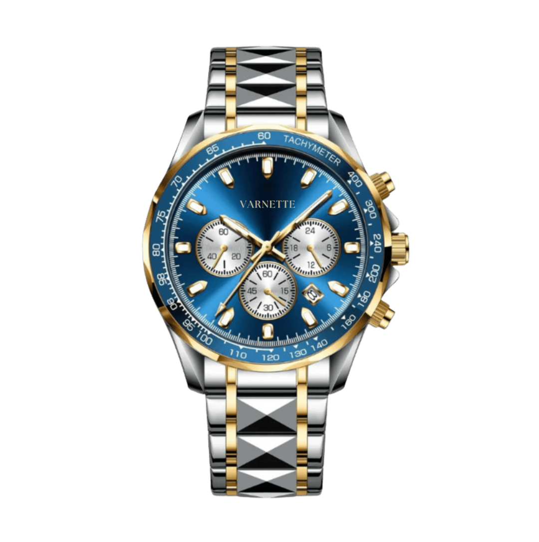Konrad™ | Elegante Edelstahl-Quarzuhr