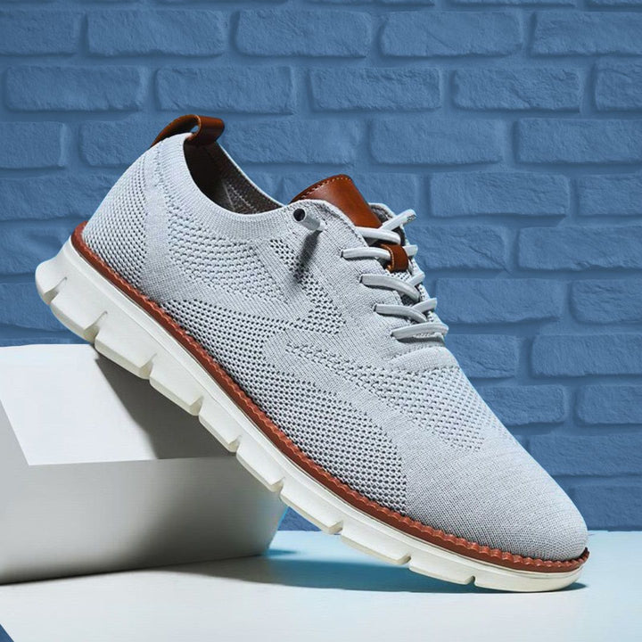 Joscha™ | Breathable Light Gray Sneaker