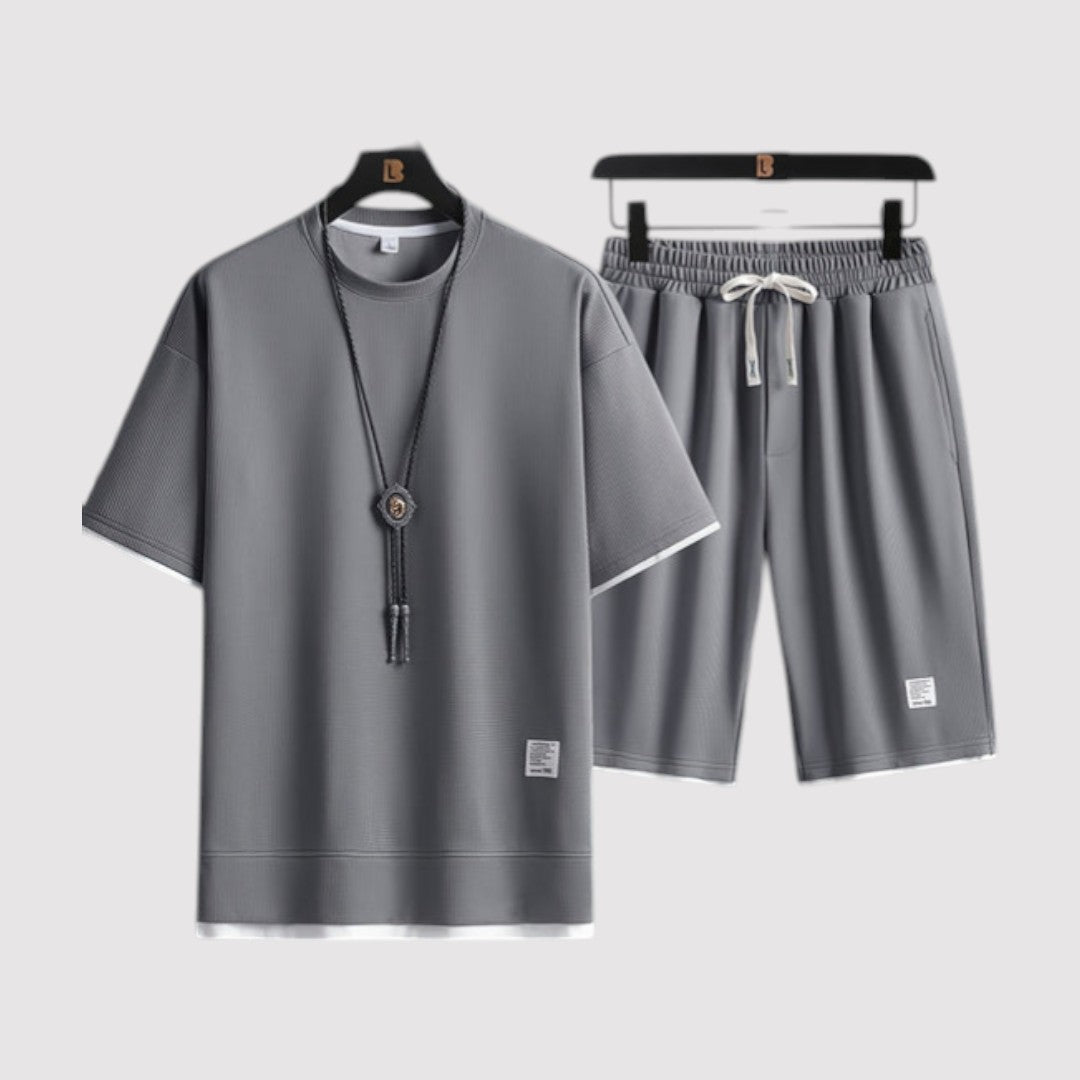 Volker™ | T-Shirt-Shorts-Set mit Tunnelzug