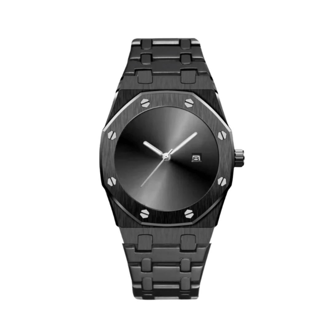 Gregor™ | Edelstahl Quarzuhr mit minimalistischer Gestaltung
