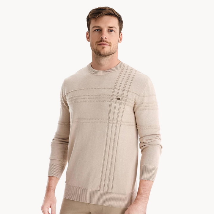 Dietger™ | Leichter Rundhals-Pullover mit klarer Silhouette